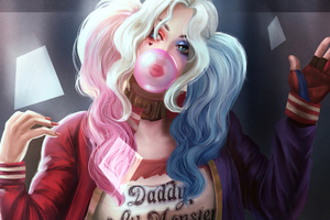 Harley Quinn Bubble Gum