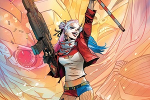 Harley Quinn Comic Art