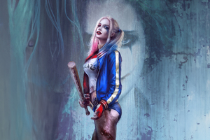 Harley Quinn Mistress (1360x768) Resolution Wallpaper