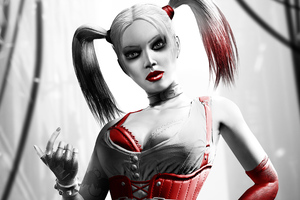 Harley Quinn Monochrome