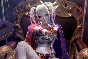 Harley Quinn Queen Of Gotham (2560x1080) Resolution Wallpaper