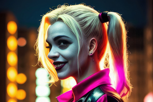 Harley Quinn Smile 4k