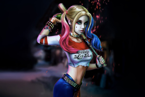 Harley Quinn The Mad Maid Of Mischief (1920x1080) Resolution Wallpaper