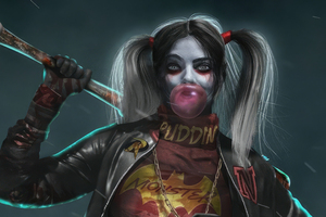 Harley Quinn The Queen Of Chaos Reign Wallpaper