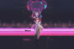 Harley Quinn Wild World (320x240) Resolution Wallpaper