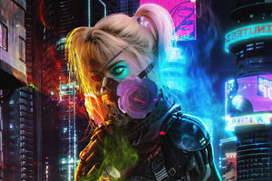 Harley Quinn X Cyberpunk 4k