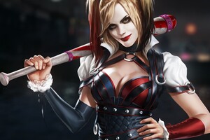 Harley Quinn (2560x1024) Resolution Wallpaper