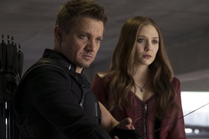 Hawkeye And Scarlet Witch In Captain America Civil War