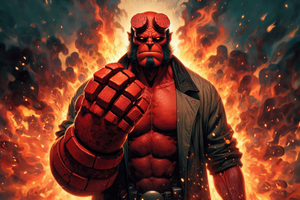 Hellboy Evolution Wallpaper