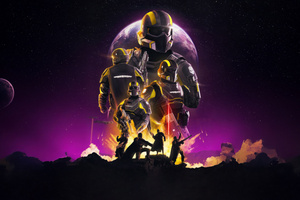 Helldivers 2 Game 2025 (2560x1080) Resolution Wallpaper
