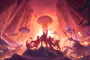Helldivers 2 Heart Of Democracy 4k (1440x900) Resolution Wallpaper