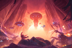 Helldivers 2 Heart Of Democracy (1440x900) Resolution Wallpaper