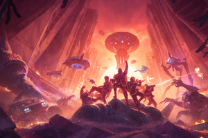 Helldivers 2 Heart Of Democracy Game (1440x900) Resolution Wallpaper