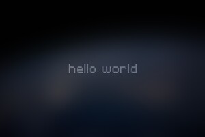 Hello World 4k (1400x900) Resolution Wallpaper
