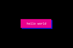 Hello World Dark Oled 5k