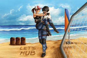 Helmet Guy In Love Pubg Mobile (5120x2880) Resolution Wallpaper