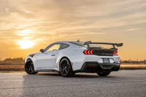 Hennessey Super Venom Mustang Dark Horse Rear View (320x240) Resolution Wallpaper