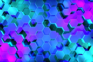 Hexagon 3d Digital Art 4k Wallpaper