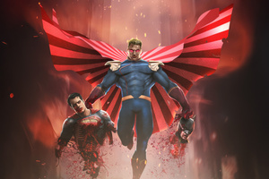 Homelander The Last Flight Of The Cape (1280x800) Resolution Wallpaper