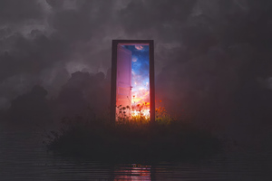 Hope Beyond The Door (2880x1800) Resolution Wallpaper