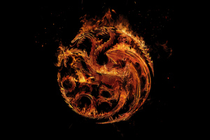 House Of The Dragon Logo 5k Wallpaper