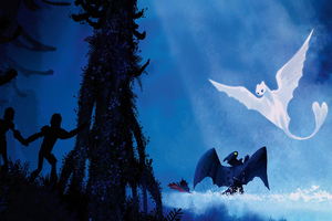 How To Train Your Dragon The Hidden World Poster (1280x800) Resolution Wallpaper