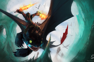 How To Train Your Dragon The Hidden World (2560x1024) Resolution Wallpaper