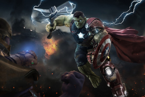 Hulk Avengers Endgame Artwork