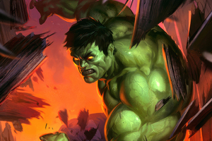 Hulk Defender (2560x1024) Resolution Wallpaper