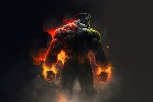 Hulk Molten Wallpaper
