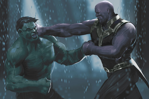 Hulk Vs Thanos