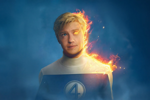 Human Torch The Fantastic Four First Steps (3840x2400) Resolution Wallpaper