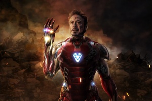 I Am Iron Man Avengers Endgame 5k (1336x768) Resolution Wallpaper
