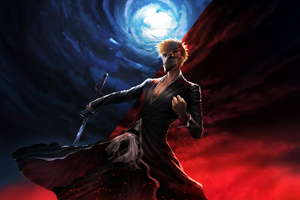 Ichigo Kurosaki 5k (1360x768) Resolution Wallpaper