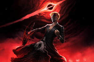 Ichigo Kurosaki The Hollow Within (1360x768) Resolution Wallpaper