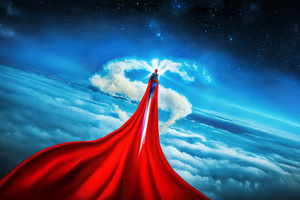 Iconic Superman The Hero We Need (2048x2048) Resolution Wallpaper