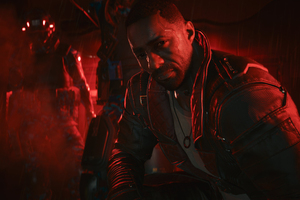 Idris Elba As Solomon Reed In Cyberpunk 2077 Phantom Liberty Wallpaper