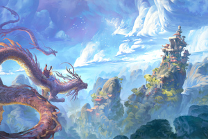 In Dragons Land 4k (1360x768) Resolution Wallpaper