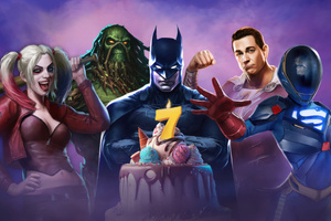 Injustice 2 7th Anniversary (1680x1050) Resolution Wallpaper