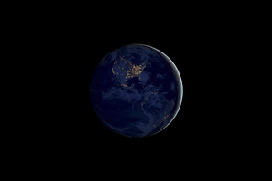 IOS 11 Earth Night 4k Wallpaper