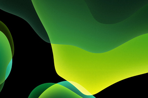 Ios 13 Green Dark 5k (2560x1600) Resolution Wallpaper
