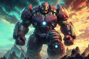 Iron Hulkbuster Rampage (2560x1080) Resolution Wallpaper