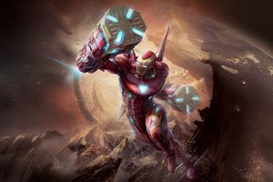 Iron Man Above The World (2560x1600) Resolution Wallpaper