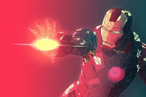 Iron Man Abstract Wallpaper