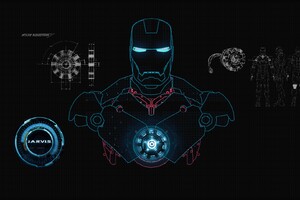 Iron Man Art (1400x1050) Resolution Wallpaper
