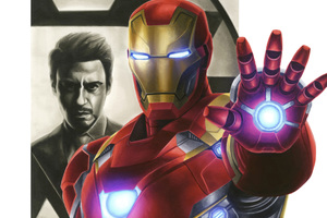 Iron Man Artwork 4k 2018 (2560x1600) Resolution Wallpaper