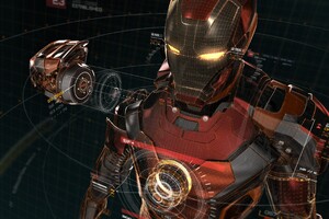 Iron Man Artwork 4k (1366x768) Resolution Wallpaper