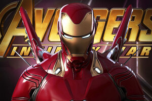 Iron Man Avengers Infinity War Suit 4k (1336x768) Resolution Wallpaper