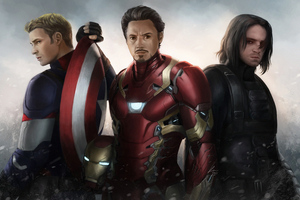 Iron Man Captain America Winter Solider