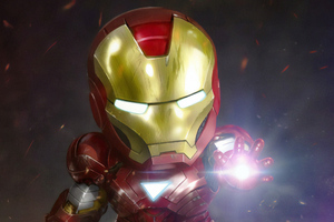 Iron Man Chibi (1280x720) Resolution Wallpaper